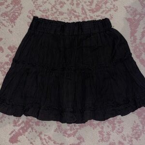 Princess Polly - black ruffle skirt